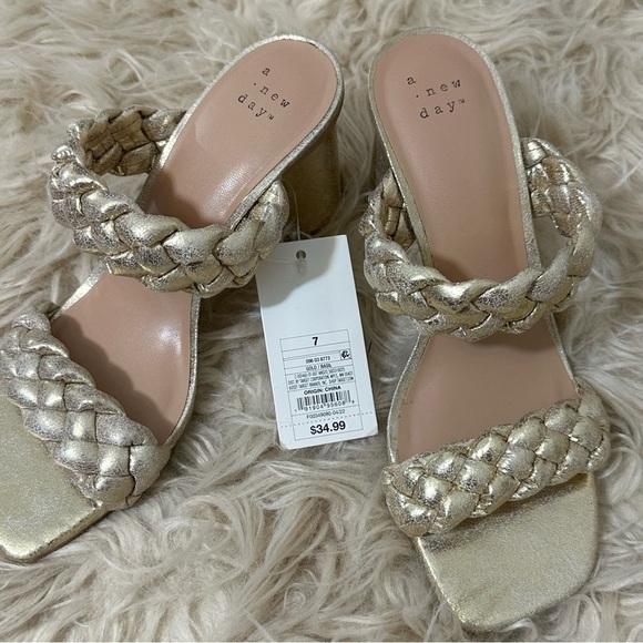 NWT A New Day Braided Sandal - Picture 3 of 3